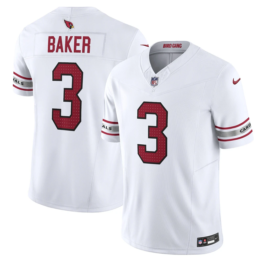 Nike Budda Baker pour homme Blanc Arizona Cardinals Vapor F.U.S.E. Maillot limité