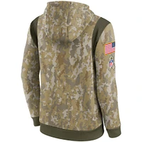 Men's Nike Camo Arizona Cardinals 2021 Salute To Service - Therma Performance Pullover Hoodie