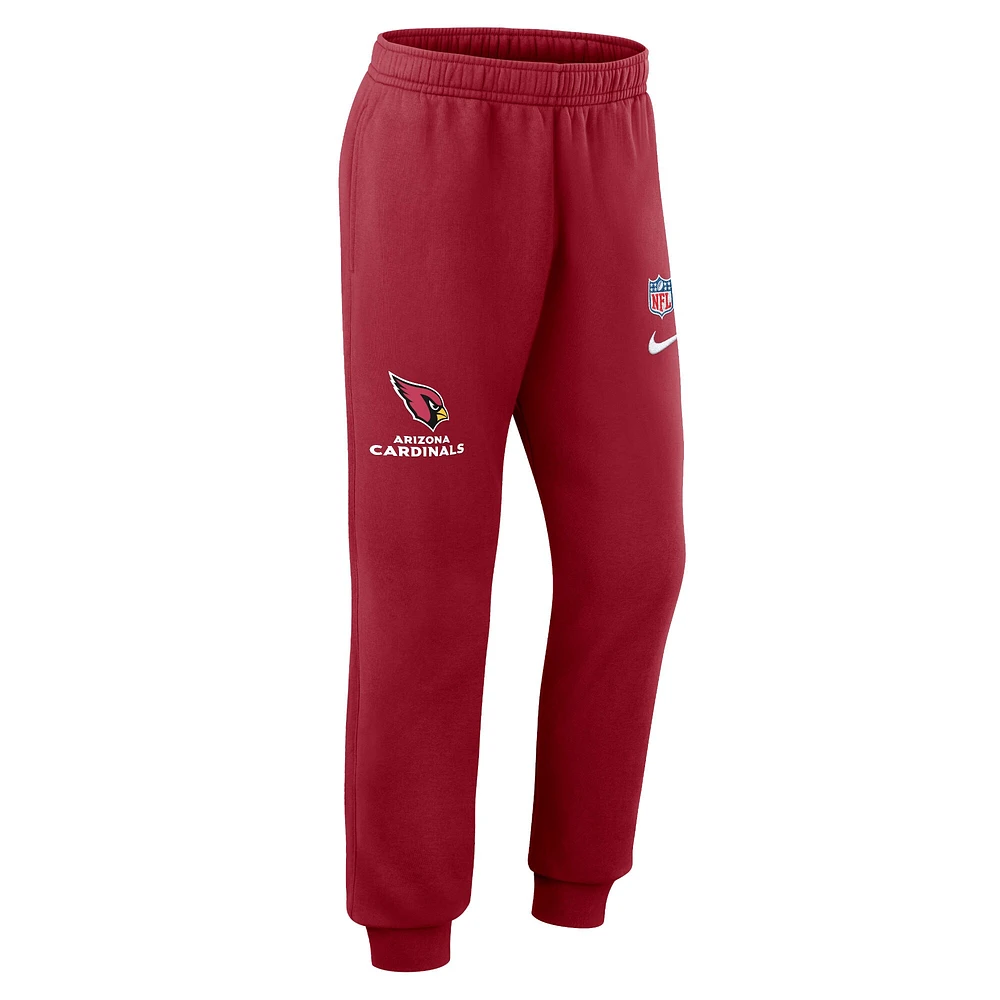 Men's Nike Cardinal Arizona Cardinals 2023 Sideline Club Jogger Pants