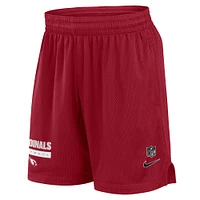 Men's Nike Cardinal Arizona Cardinals 2024 Sideline Performance Mesh Shorts