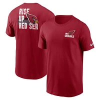 T-shirt essentiel Nike Cardinal Arizona Cardinals Blitz pour homme