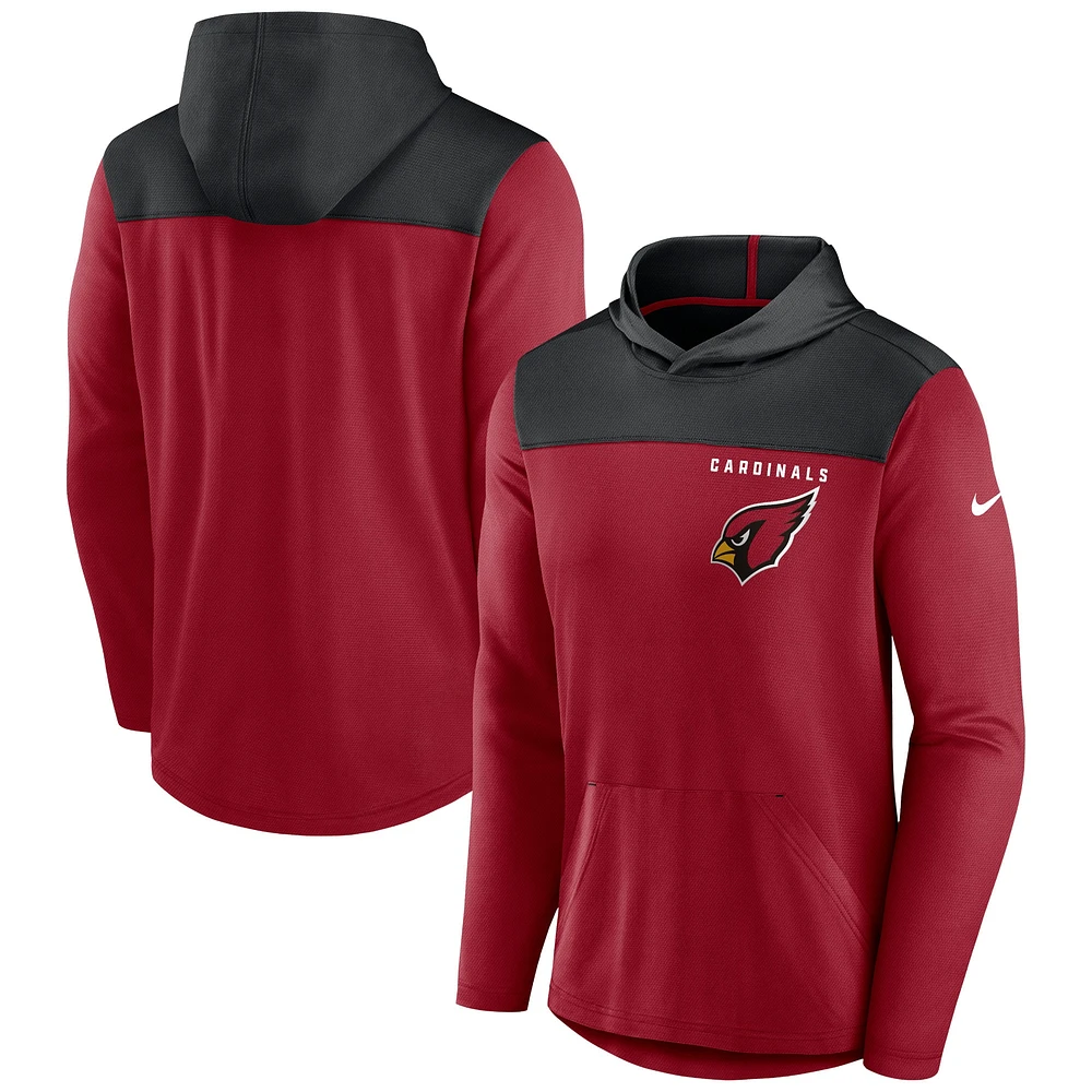 Men's Nike Cardinal Arizona Cardinals Fan Gear Pullover Hoodie