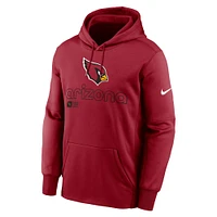 Men's Nike Cardinal Arizona Cardinals Performance Pullover Hoodie