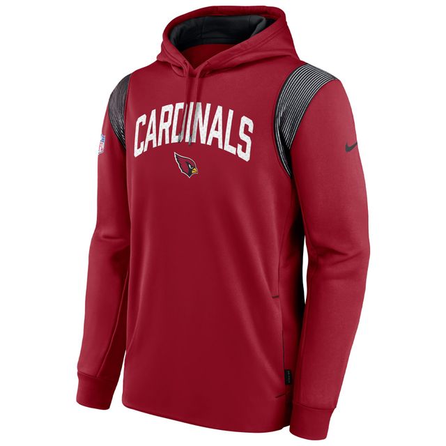 Nike Cardinal Arizona Cardinals Sideline Athletic Stack Performance Sweat à capuche pour homme