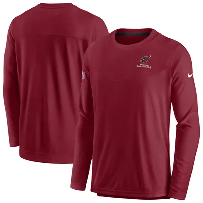 Arizona Cardinals Nike Sideline Lockup Performance Long Sleeve T-Shirt - Cardinal