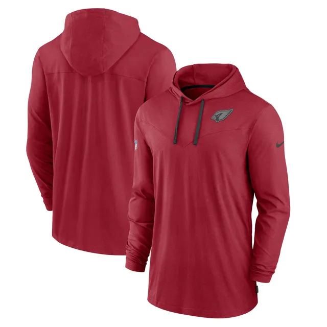 Men's Nike Black Arizona Cardinals Fan Gear Wordmark Performance Pullover Hoodie Size: Medium