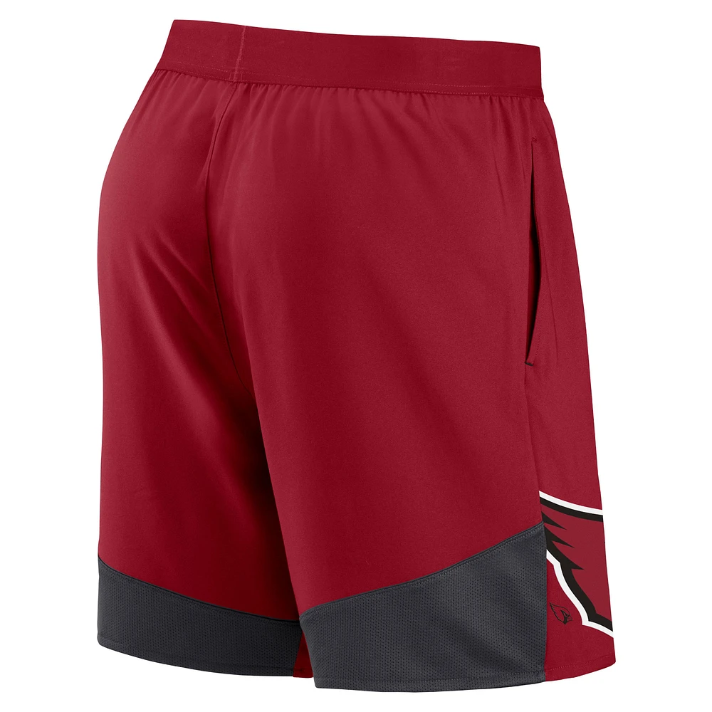 Short d'équipe Nike Cardinal Arizona Cardinals pour Homme