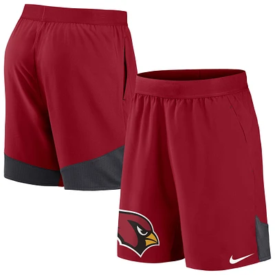 Short d'équipe Nike Cardinal Arizona Cardinals pour Homme