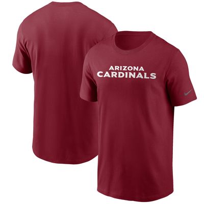 Men's Nike Cardinal Arizona Cardinals Team Wordmark T-Shirt