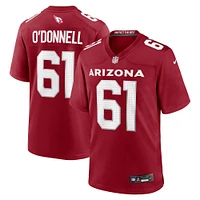 Maillot de match l'équipe Nike Carter O'Donnell Cardinal des Arizona Cardinals pour homme