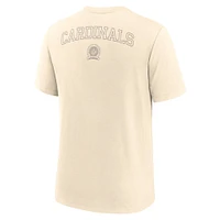T-shirt Nike crème Glory Tri-Blend pour homme, Arizona Cardinals
