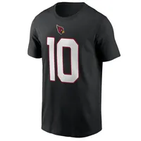 T-shirt avec nom et numéro Nike DeAndre Hopkins pour hommes, noir, Arizona Cardinals