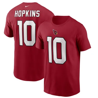 Men's Nike DeAndre Hopkins Cardinal Arizona Cardinals Player Name & Number  T-Shirt