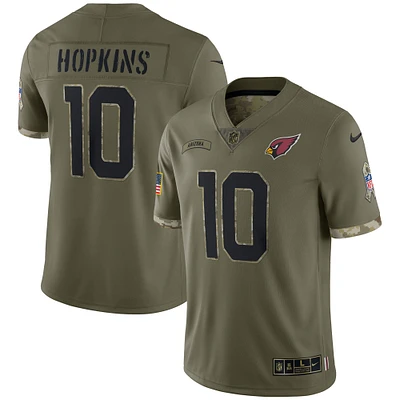 Men's Nike DeAndre Hopkins Olive Arizona Cardinals Salute To Service Limited Jersey