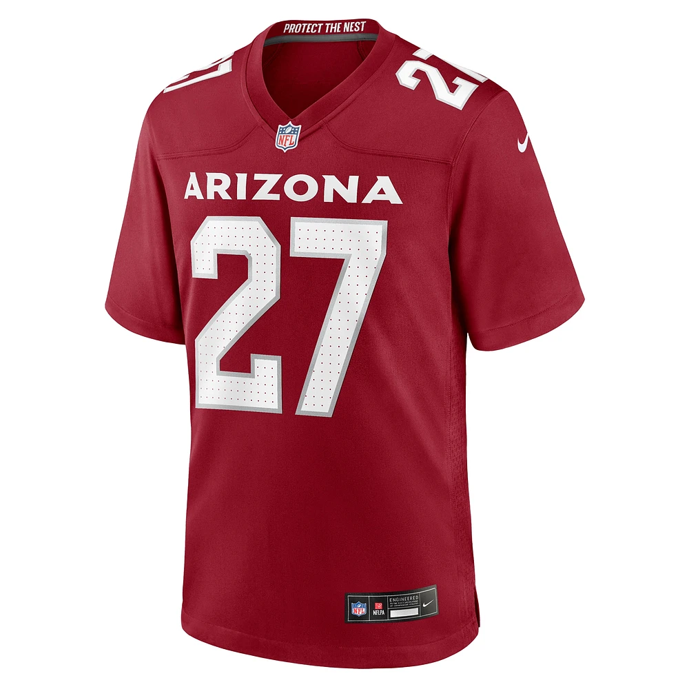 Men's Nike Divaad Wilson  Cardinal Arizona Cardinals Team Game Jersey