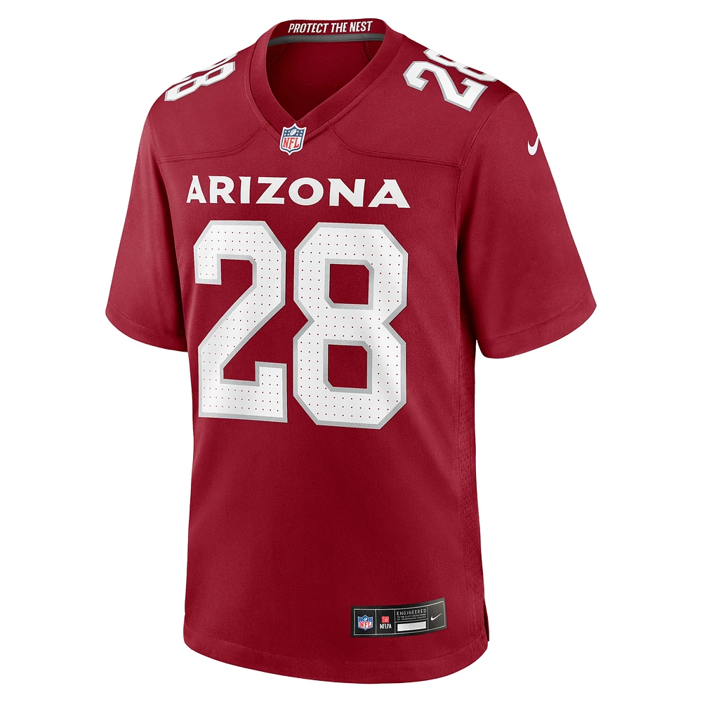 Maillot de match d'équipe Nike Elijah Jones Cardinal Arizona Cardinals pour homme