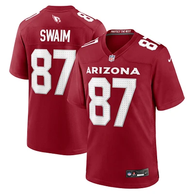 Men's Nike Geoff Swaim  Cardinal Arizona Cardinals Team Game Jersey