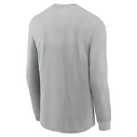 Nike Men's Dri-Fit Sideline Team (NFL Arizona Cardinals) Long-Sleeve T-Shirt in Grey, Size: 2XL | 00LX06G9C-0BI