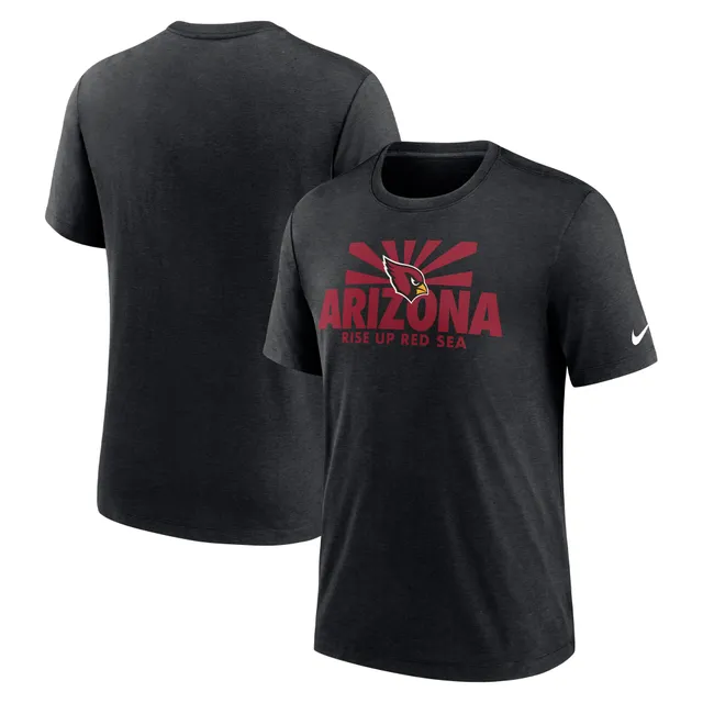 Men's Nike Cardinal Arizona Cardinals Essential Logo Dri-FIT Cotton T-Shirt