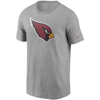 Men's Nike Heathered Gray Arizona Cardinals Primary Logo T-Shirt