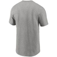 Men's Nike Heathered Gray Arizona Cardinals Primary Logo T-Shirt