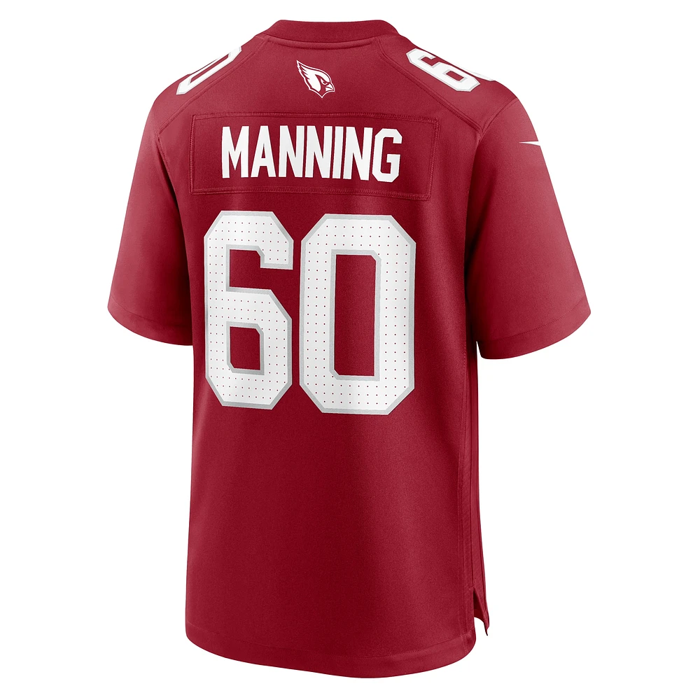 Men's Nike Ilm Manning Cardinal Arizona Cardinals Team Game Jersey