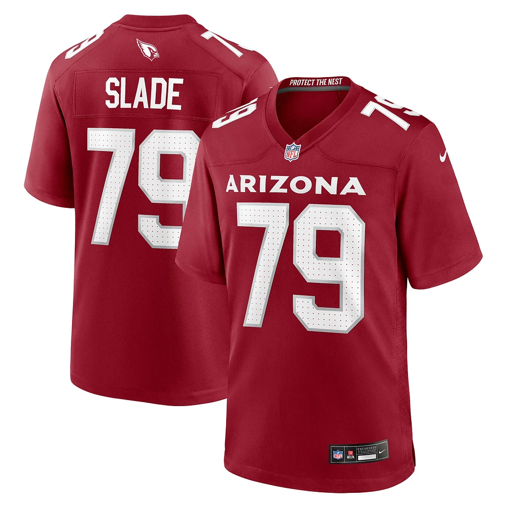 Maillot de match Nike Jacob Slade Cardinal des Arizona Cardinals pour homme