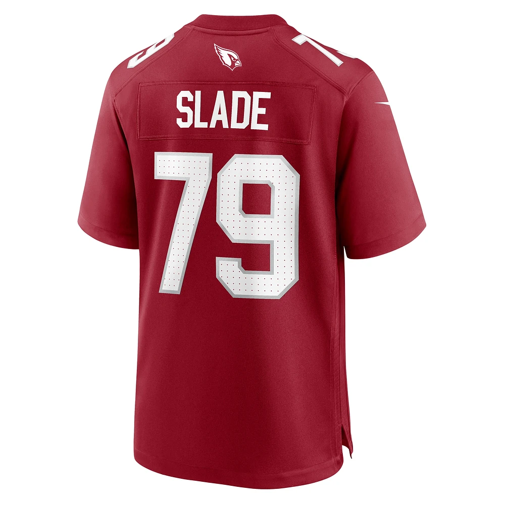 Maillot de match Nike Jacob Slade Cardinal des Arizona Cardinals pour homme