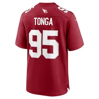 Men's Nike Khyiris Tonga  Cardinal Arizona Cardinals Team Game Jersey