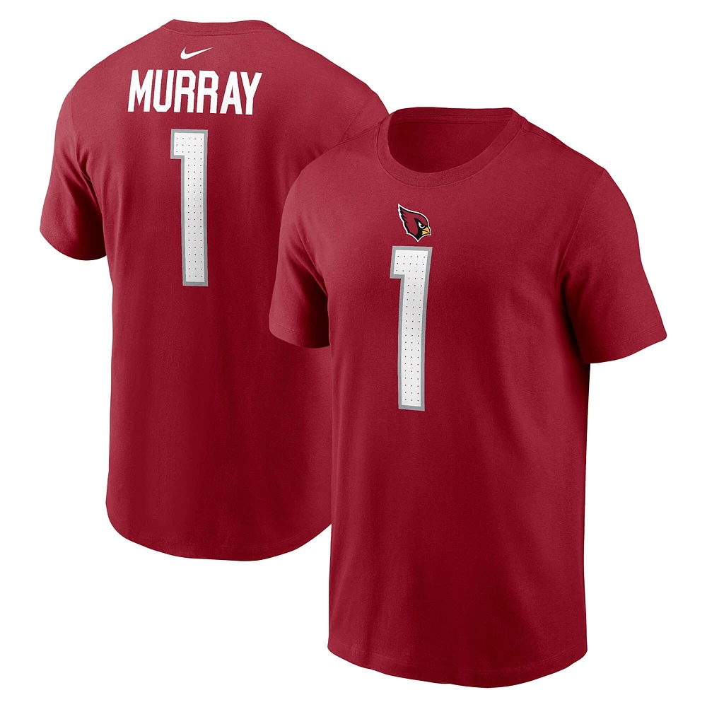 T-shirt avec nom et numéro du joueur Nike Kyler Murray Cardinal des Arizona Cardinals pour homme