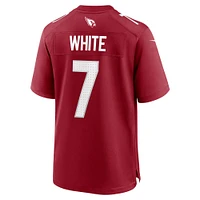 Men's Nike Kyzir White  Cardinal Arizona Cardinals Team Game Jersey