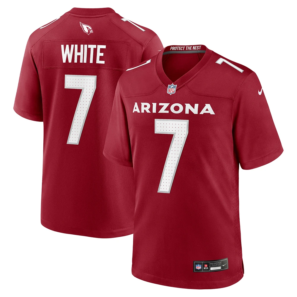 Maillot de match Nike Kyzir pour homme, blanc, Cardinal, Arizona Cardinals