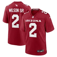 Men's Nike Mack Wilson Sr.  Cardinal Arizona Cardinals Team Game Jersey