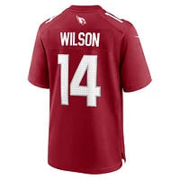 Maillot de match l'équipe Nike Michael Wilson Cardinal des Arizona Cardinals pour homme