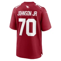 Maillot de match Nike Paris Johnson Jr. Cardinal Arizona Cardinals pour homme