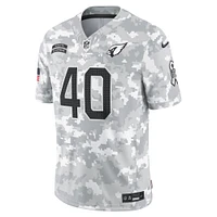 Men's Nike Pat Tillman Arctic Camo Arizona Cardinals 2024 Salute to Service Retired Player Limited Jersey