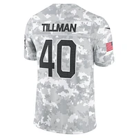 Men's Nike Pat Tillman Arctic Camo Arizona Cardinals 2024 Salute to Service Retired Player Limited Jersey