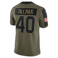 Nike Men's Nike Pat Tillman Olive Arizona Cardinals 2021 Salute To Service  - Limited Player Jersey