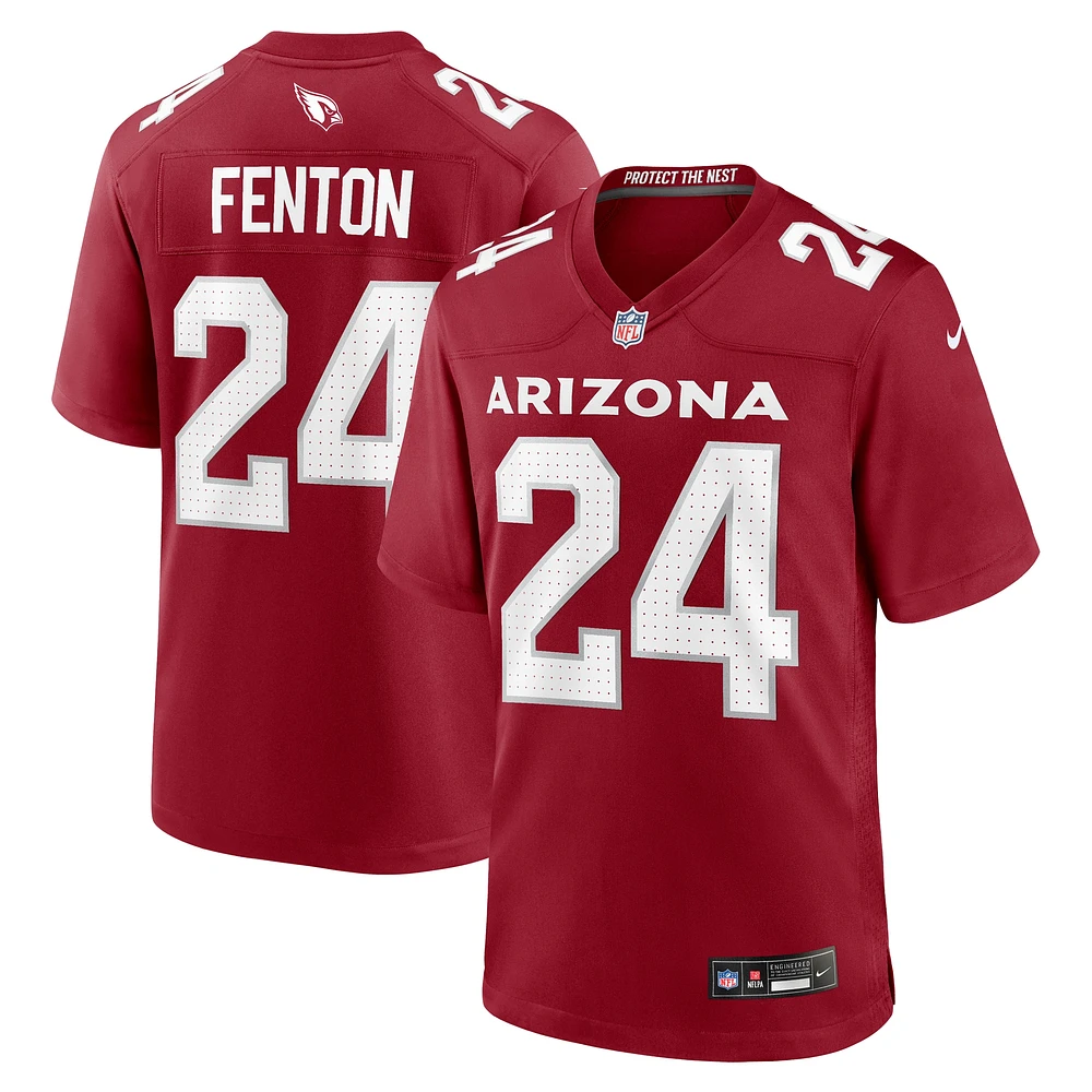 Men's Nike Rashad Fenton Cardinal Arizona Cardinals Game Player Jersey