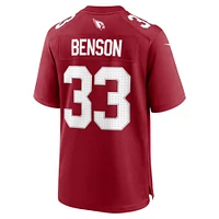 Maillot de match Nike Trey Benson Cardinal Arizona Cardinals pour homme