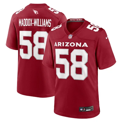 Maillot de match Nike Tyreek Maddox-Williams Cardinal Arizona Cardinals pour homme