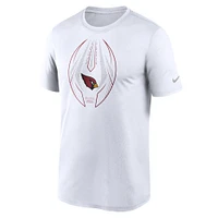 T-shirt Nike Performance Arizona Cardinals Team Legend Icon pour homme - Blanc