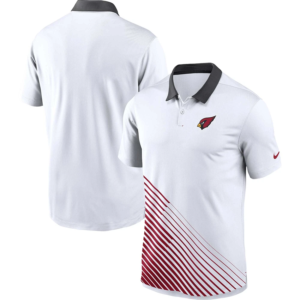 Polo Nike Arizona Cardinals Vapor Performance pour homme - Blanc