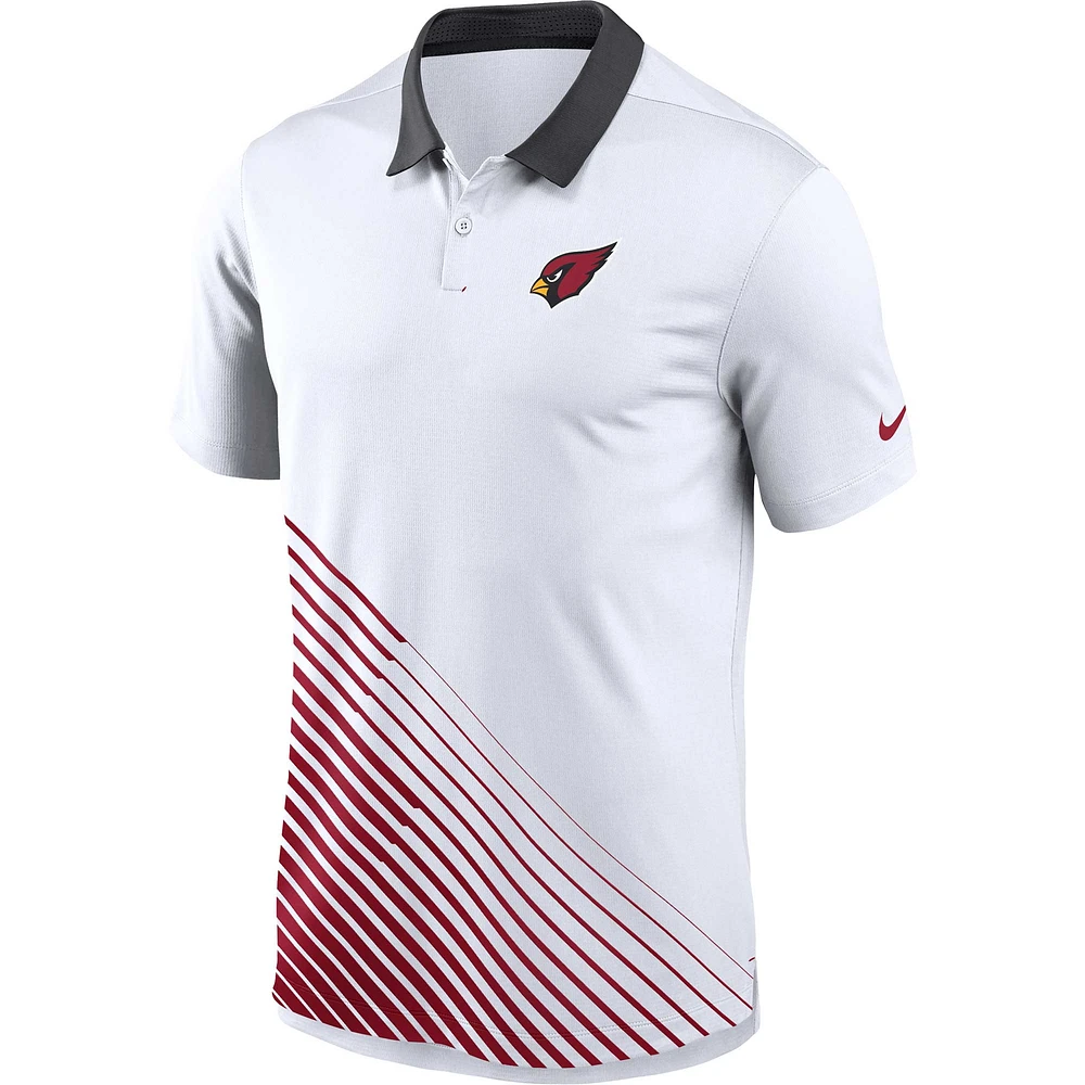 Polo Nike Arizona Cardinals Vapor Performance pour homme - Blanc