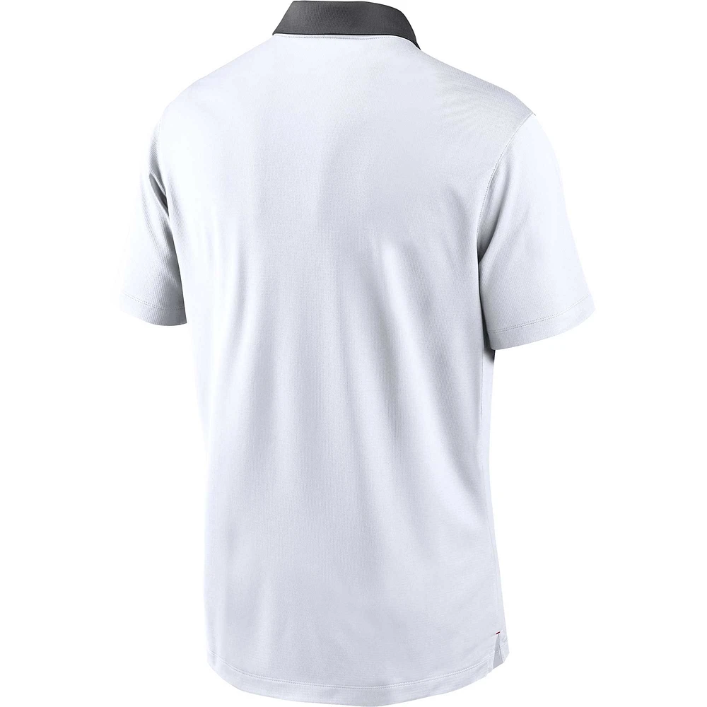 Polo Nike Arizona Cardinals Vapor Performance pour homme - Blanc