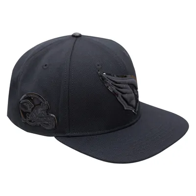 Casquette Pro Standard Arizona Cardinals Triple Black Snapback pour homme