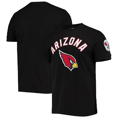 Men's Pro Standard Black Arizona Cardinals Team Classic Bristle Slim-Fit T-Shirt