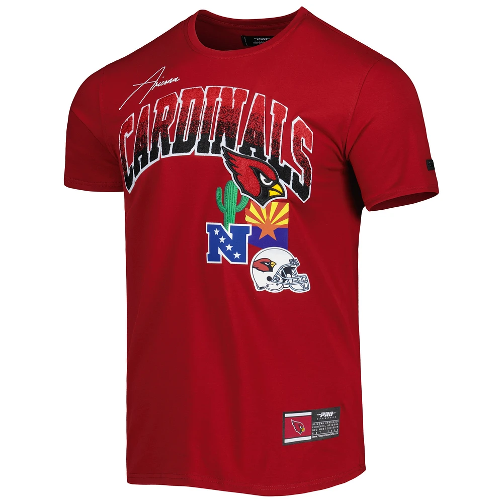 Men's Pro Standard Cardinal Arizona Cardinals Hometown Collection T-Shirt