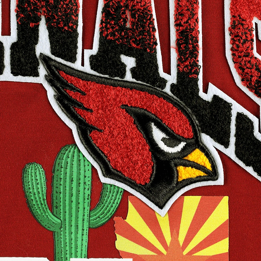 Men's Pro Standard Cardinal Arizona Cardinals Hometown Collection T-Shirt
