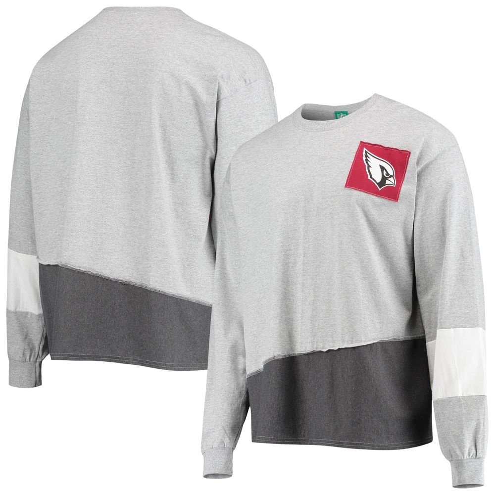 Refried Apparel Men's Refried Apparel Gray Arizona Cardinals Sustainable  Angle Long Sleeve T-Shirt